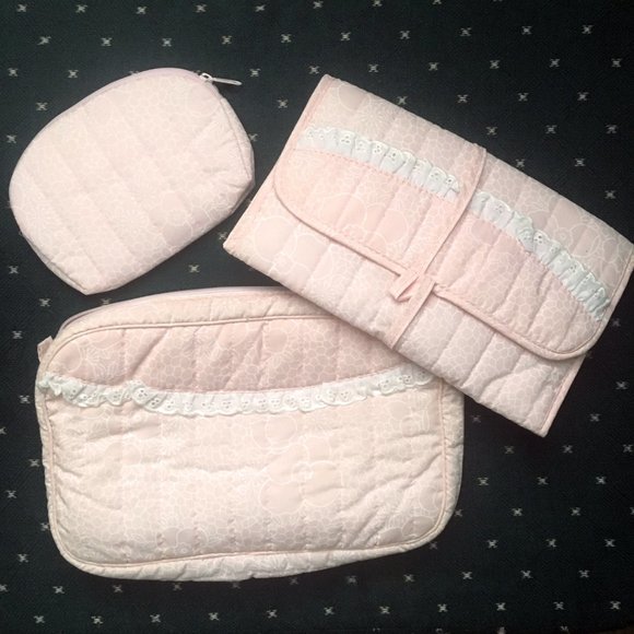 [Never used] 3-Piece Quilted Travel Organizer Set - Picture 2 of 10